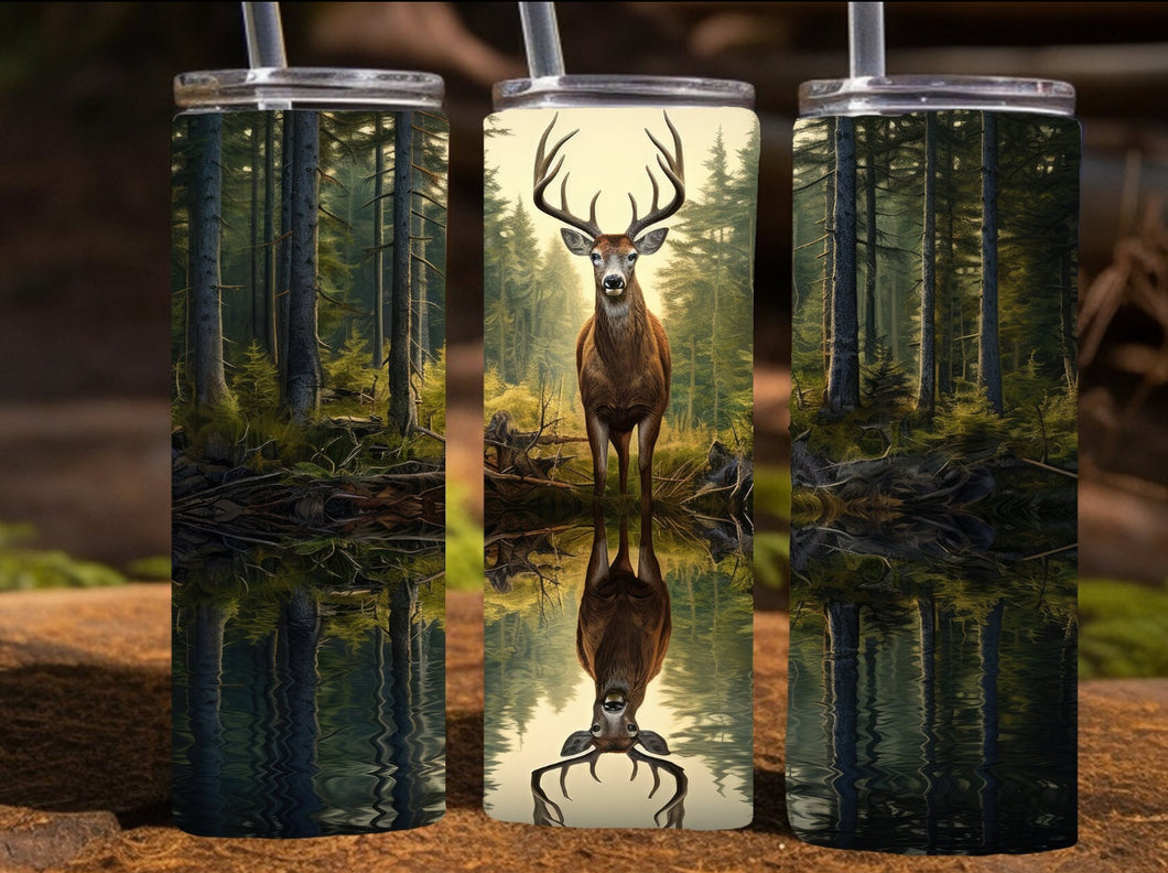 Deer in river Tumbler