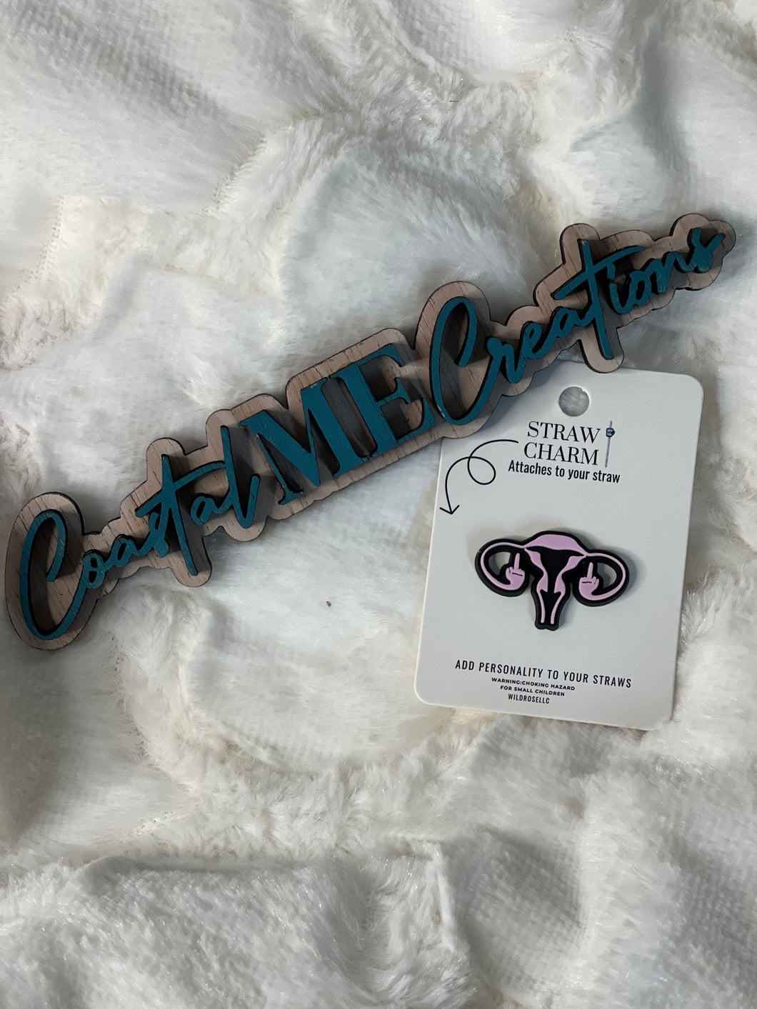 Uterus straw charm