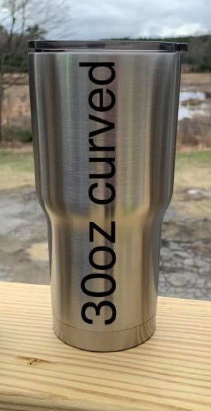 Stainless - 30oz Curved Tumbler