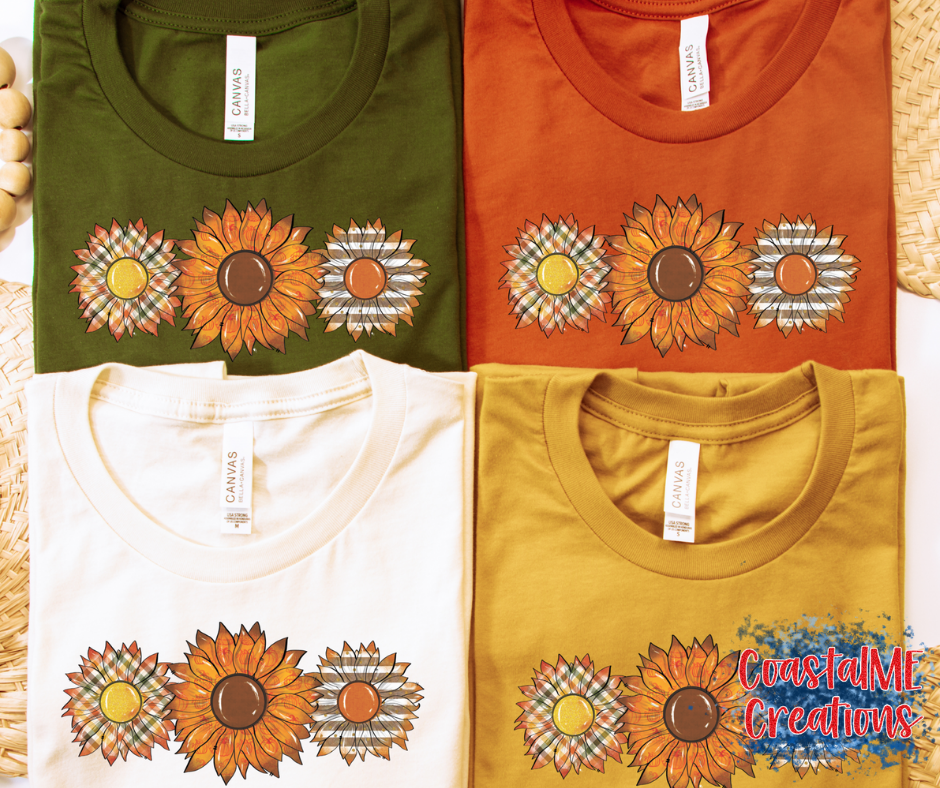 Fall Sunflower Trio