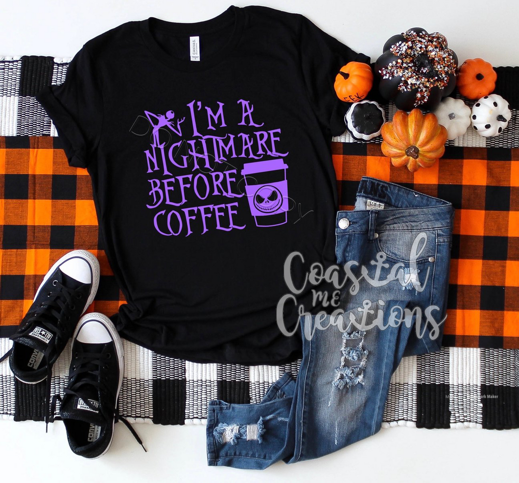 I’m a nightmare before coffee