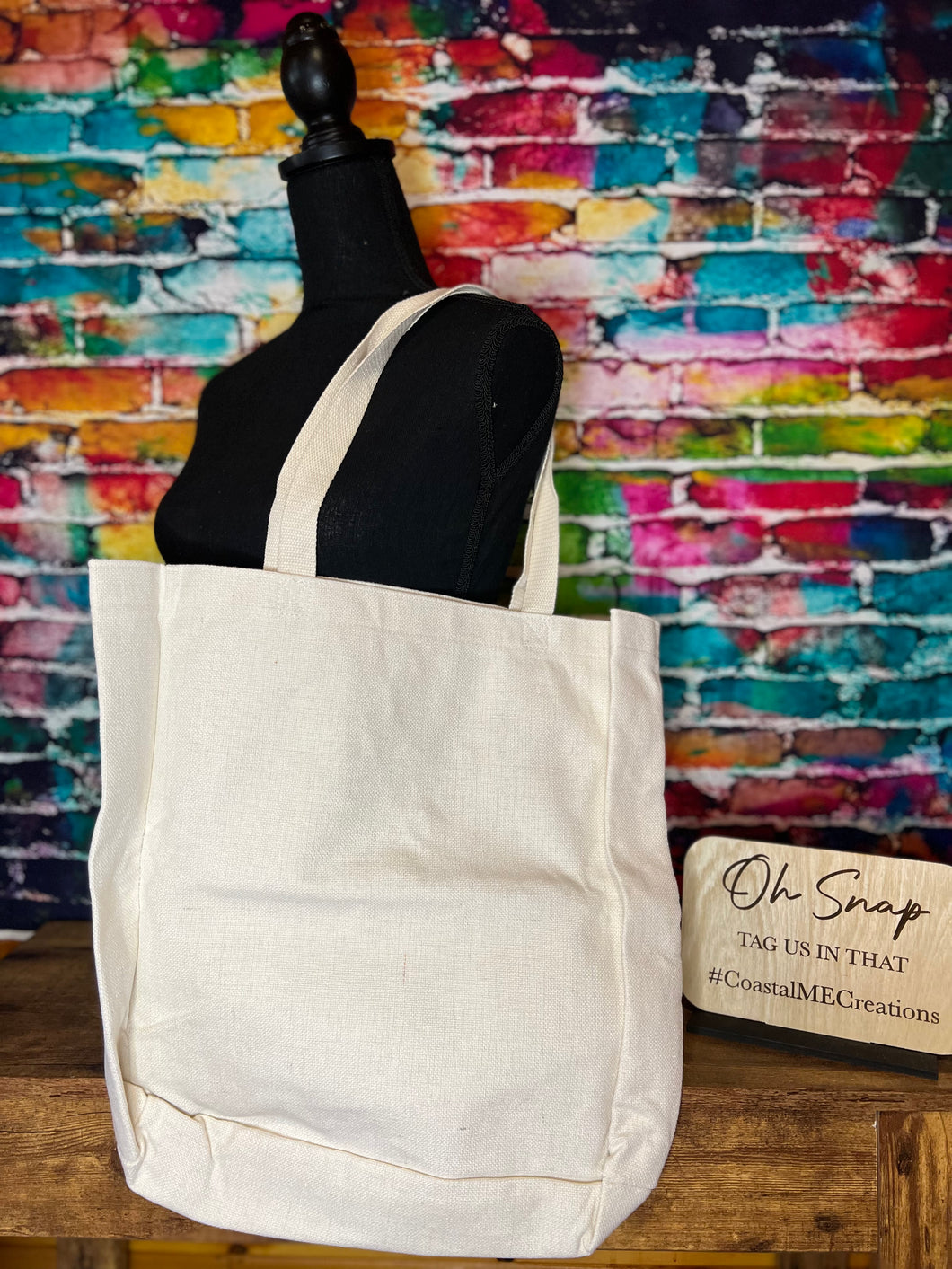 Canvas Tote | 15” x 14.5” x 5”