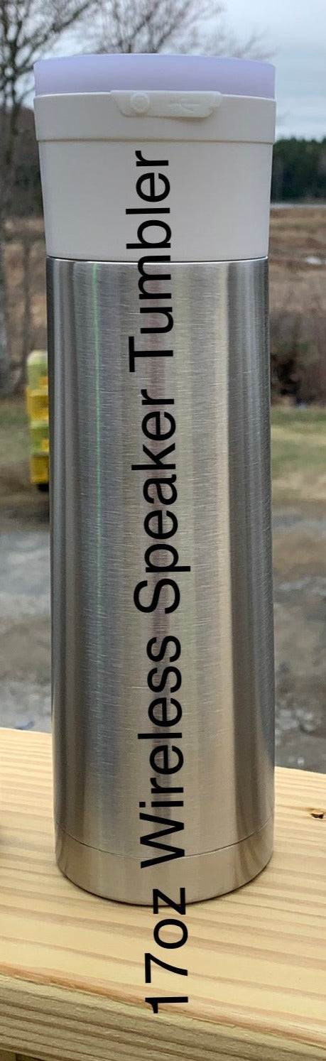 Stainless - 22oz Wireless Speaker Tumbler