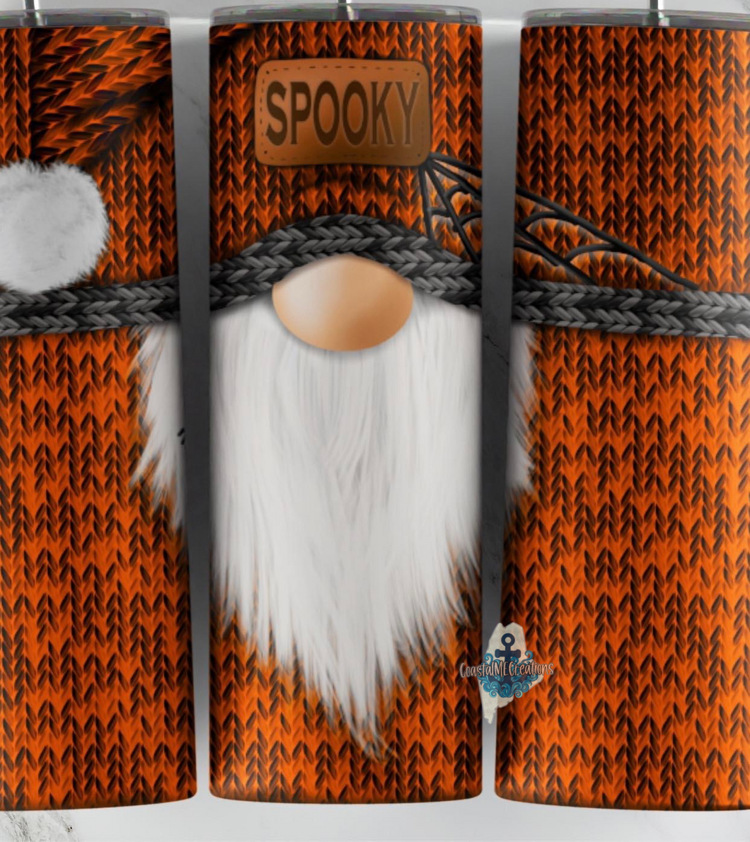 Spooky orange gnome