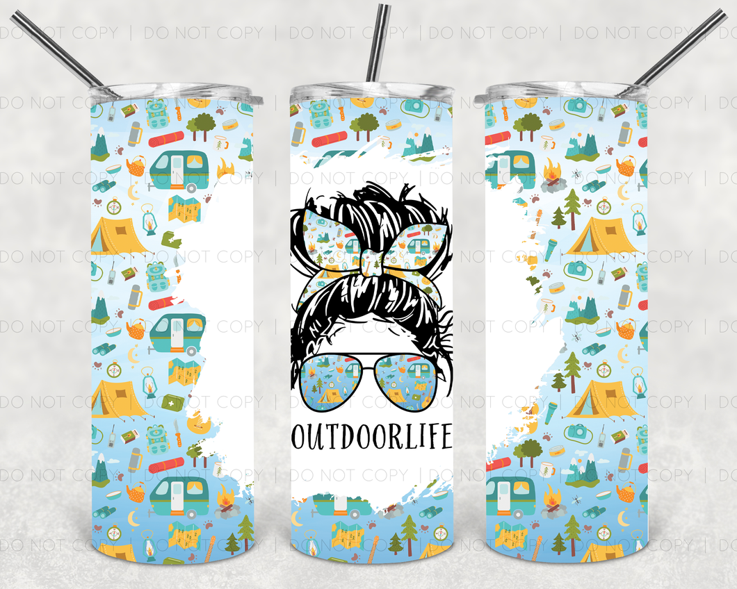 #outdoorlife (version 2) tumbler