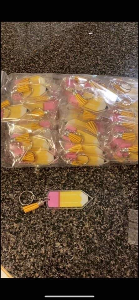 Pencil Keychain