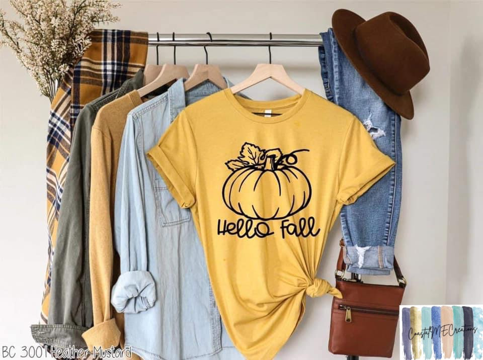 Hello Fall - pumpkin