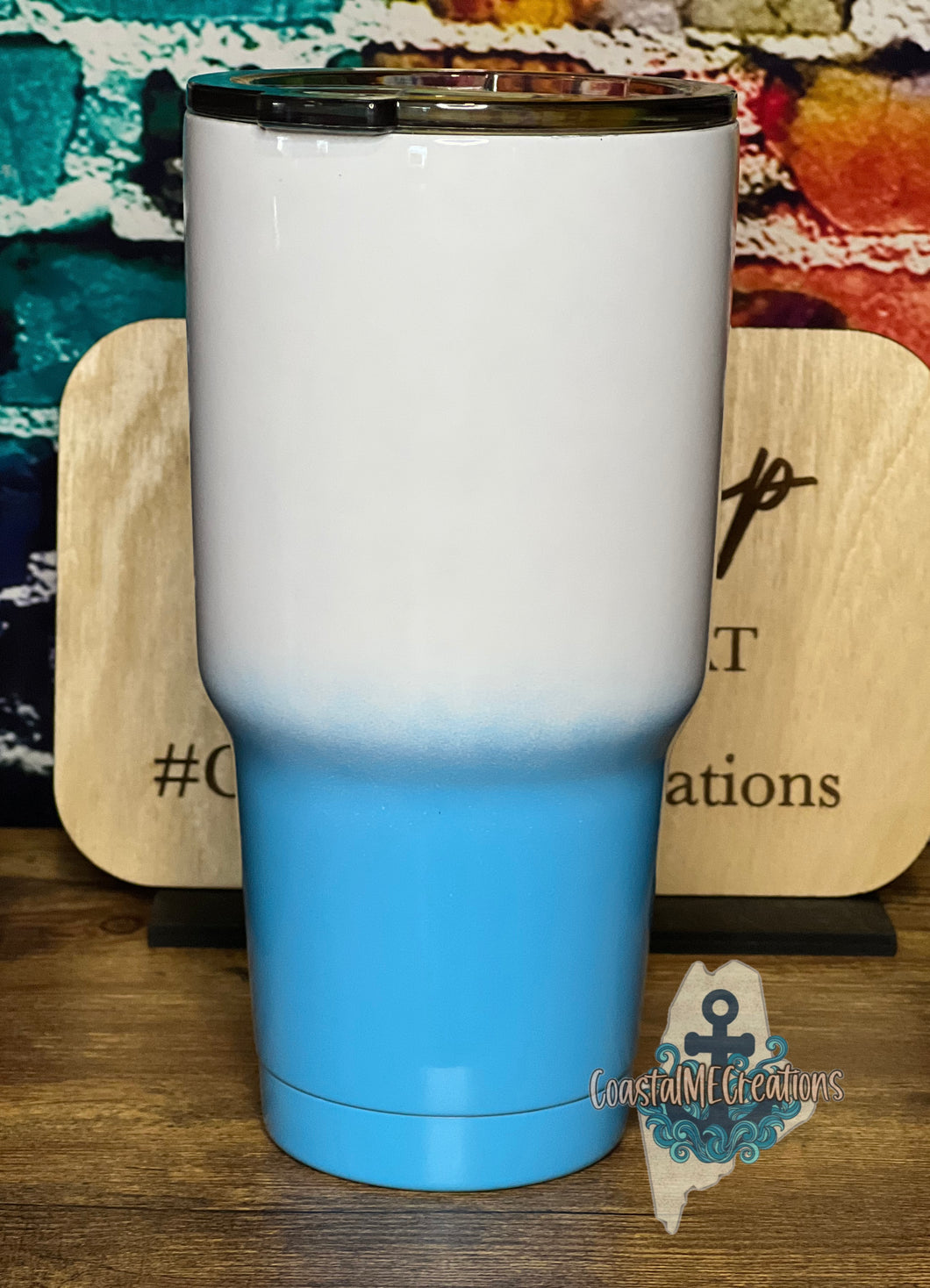 Infused Ink - 30oz Blue Ombré (pocket print)